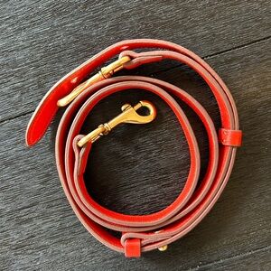 NWOT JCrew Italian leather adjustable purse strap